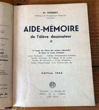 Aide-mémoire de l'élève dessinateur