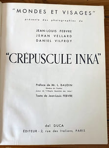 Crépuscule Inka 