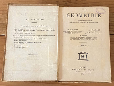 Géométrie . F. Brachet-J. Dumarque et H. Gouet