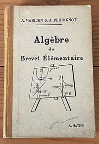 Algèbre du Brevet élémentaire 