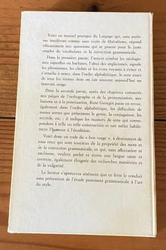 Le code du bon langage . René Georgin