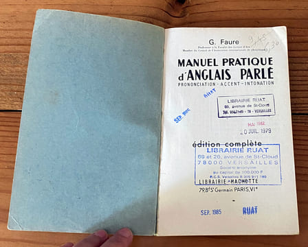 Manuel pratique d'anglais parlé . G. Faure