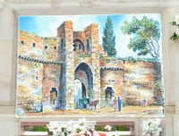 CP ancienne CAHORS Porte Saint-Michel dessin de BARDAY