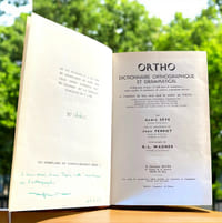 Ortho vert : Dictionnaire orthographique et grammatical