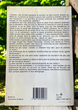 La mémoire des viens antérieures . Denise Desjardins