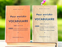 Pour enrichir le vocabulaire (tomes I et II)