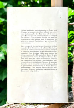 Les institutions de la France sous la révolution et l'empire . Jacques Godechot
