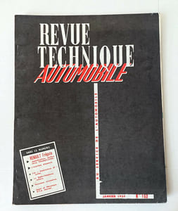 Revue technique automobile n°153 de janvier 1959 