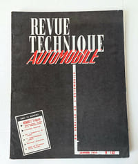 Revue technique automobile n°153 de janvier 1959