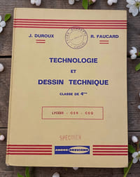 Technologie et dessin technique - Classe de 4ème
