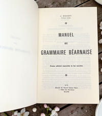 Manuel de grammaire béarnaise