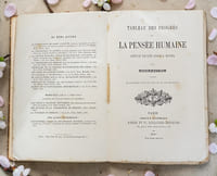 Tableau des progrès de la pensée humaine depuis Thalès jusqu'à Hegel