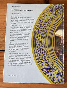 La porcelaine artisanale. Antoine d'Albis