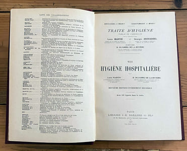 Traité d'hygiène publié en fascicules - VIII Hygiène hospitalière 