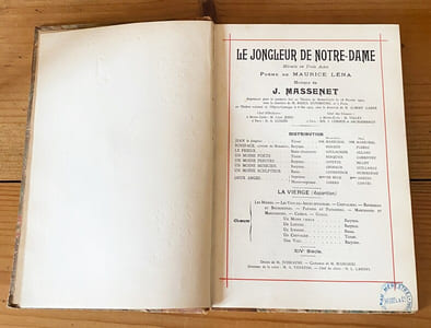 Le jongleur de Notre-Dame
