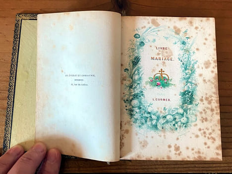 Le livre du mariage contenant les cérémonies et la messe du mariage, les cérémonies du baptème, la messe des relevailles, avec des lectures édifiantes ...