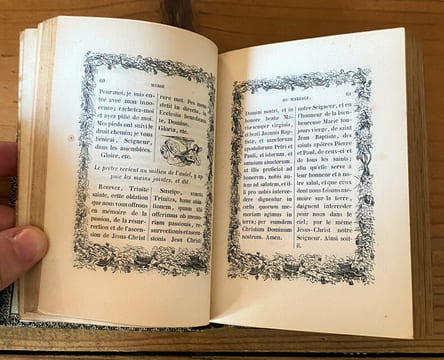 Le livre du mariage contenant les cérémonies et la messe du mariage, les cérémonies du baptème, la messe des relevailles, avec des lectures édifiantes ...
