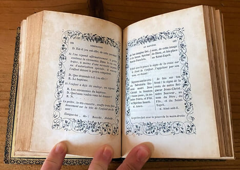 Le livre du mariage contenant les cérémonies et la messe du mariage, les cérémonies du baptème, la messe des relevailles, avec des lectures édifiantes ...