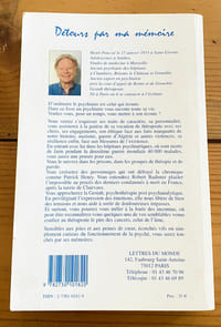 Détours par ma mémoire 
