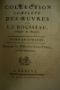 Émile ou de l'Éducation, suivi de Émile & Sophie, ou les Solitaires (2vol, tIV et V de la Collection Complète des Oeuvres de J.J. Rousseau).. ROUSSEAU ...