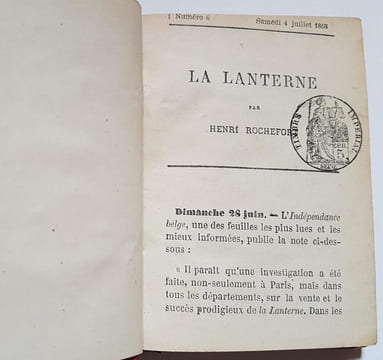 La Lanterne (n°6 à 10). ROCHEFORT Henri