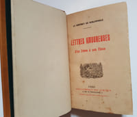 Lettre amoureuse d'un Frère à son élève.