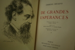 De Grandes espérances (2vol), illustré par un portrait de Berthold Mahn.. Charles DICKENS.