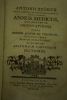 Annus Medicus, Quo sistuntur Observationes circa Morbos acutos et chronicos,
Adiiciunturque eorum curationes, et quaedam Anatomicae Cadaverum ...