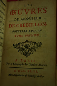 Oeuvres de Crébillon (2vol).