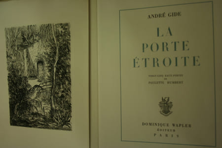La Porte étroite, illustré par les eaux-fortes de Paulette Humbert.