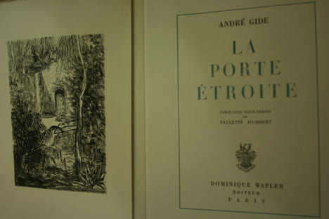 La Porte étroite, illustré par les eaux-fortes de Paulette Humbert.. GIDE André