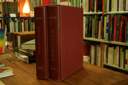 L'Oeuvre poétique de Georges Brassens (2vol), illustrée par Pierre Parsus.