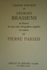 L'Oeuvre poétique de Georges Brassens (2vol), illustrée par Pierre Parsus.. BRASSENS Georges