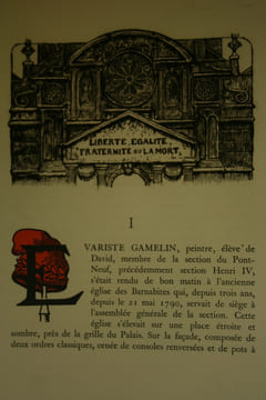 Les Dieux ont soif, illustré par Georges Jeanniot.. FRANCE Anatole