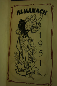 Almanach d'Estienne 1951, Paris il y a cinquante ans.