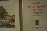 Le Romant Comique (3vol), illustré par les eaux-fortes en couleurs de Joseph Hémard.. SCARRON Paul.