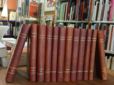 Oeuvres de Sacha Guitry (12vol), illustrés.