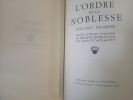 L'Ordre de la Noblesse (7vol).. ROUX Maurice, MARINI-BEN Kessoum Liliane.