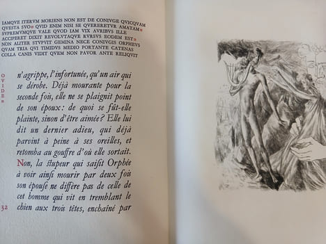 Orphée, fragment des Métamorphoses, illustré par Reynold Arnould.. OVIDE
