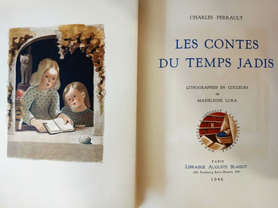 Les Contes du temps jadis, illustré par Madeleine Luka.