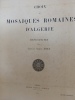 Choix de mosaïques romaines d'Algérie.. JOLY Charles Albert.