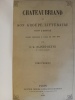 Chateaubriand et son groupe littéraire sous l'Empire, Cours professé à Liège en 1848-1849 (2vol).. SAINTE-BEUVE Charles-Augustin.