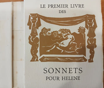 Sonnets pour Hélène, illustré par Léon Zack.