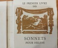 Sonnets pour Hélène, illustré par Léon Zack.. RONSARD Pierre de