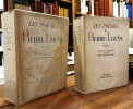 Les Poèmes de Pierre Louÿs 1887-1924 (Édition définitive) (2vol).. DANTEC Yves-Gérard le.