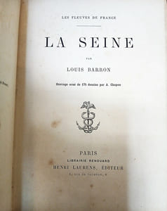 La Seine, orné de 175 dessins d'Auguste Chapon.