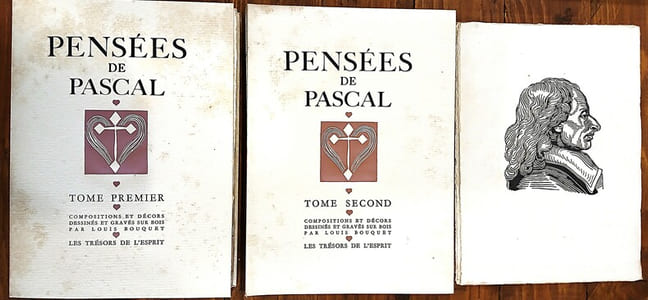 Les Pensées de Pascal, illustré par Louis Bouquet.