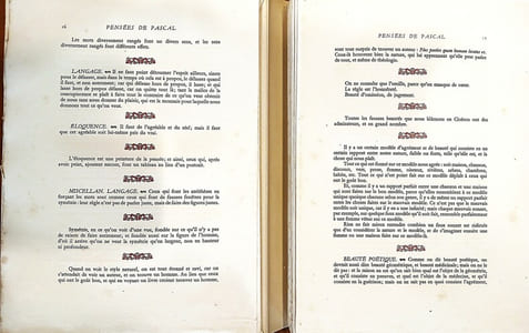 Les Pensées de Pascal, illustré par Louis Bouquet.