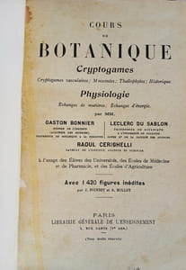 Cours de Botanique (2vol), Phanérogames - Cryptogames, avec plus de 3700 figures.