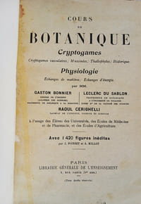 Cours de Botanique (2vol), Phanérogames - Cryptogames, avec plus de 3700 figures.